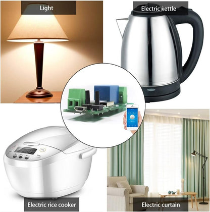 Sonoff Wifi Switch, USB DC5V Wireless Relay Module Smart Home Automation Modules APP Remote Control Timer Switch Voice Control with Alexa Google Home Access Control System
