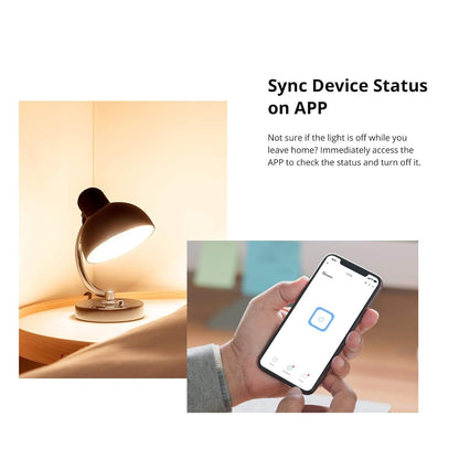 SONOFF Basic R2 10A Smart WiFi Wireless Light Switch, Universal DIY Module for Smart Home Automation Solution, Compatible with Alexa & Google Home Assistant, Compatible with IFTTT, No Hub Required