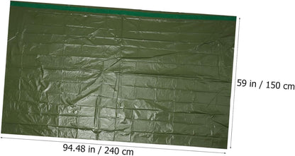 Emergency Tent Set Outdoor Tents Emergency Tent Portable Outdoor Sleeping Blanket Camping Tents Portable Sleeping Bag Travel Insulation Pe Tear-Resistant Material Warm Blanket