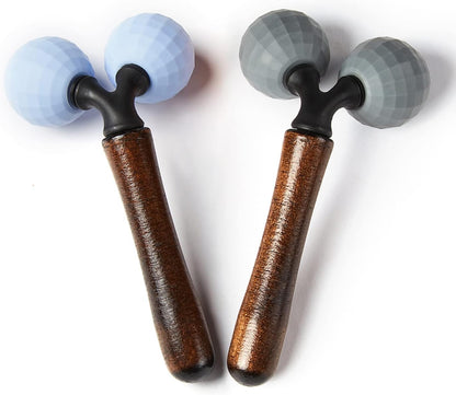 Lyanxinlei Muscle Massage Roller - Body Massage Tools Myofascial Trigger Points Reduce Muscle Soreness Tightness Leg Cramps for Circulation, Stress, Arthritis and Hand Pain Relief & Recovery (Blue)