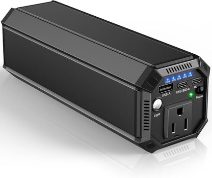 Portable Power Bank with AC Outlet,120W/31200mAh Laptop Power Bank,65W PD External Battery Pack Charger.Travel Laptop Charger for Outdoor Camping,Home Emergency