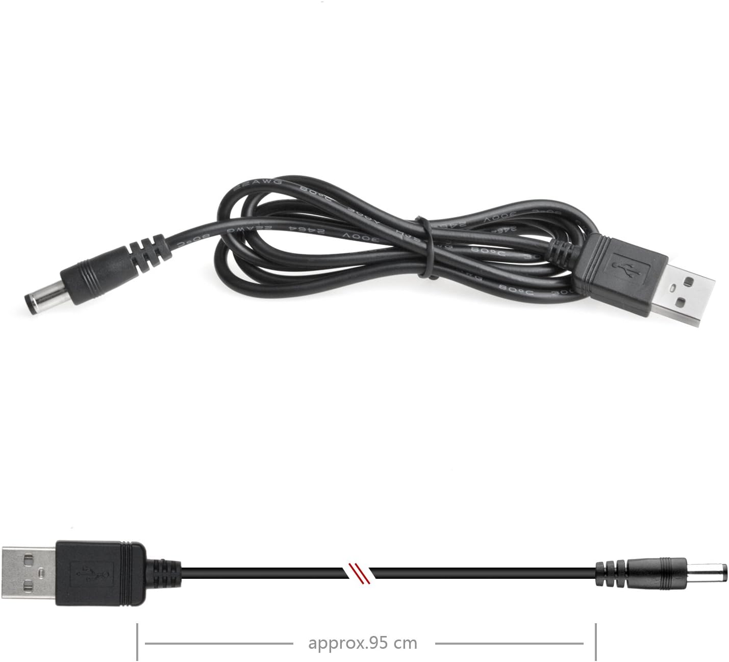 Aukru Universal Power Supply with 8 Switching Plugs Adapters for 5 V Household Electronics and USB Devices – 2000 mA Max