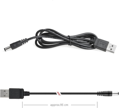 Aukru Universal Power Supply with 8 Switching Plugs Adapters for 5 V Household Electronics and USB Devices – 2000 mA Max