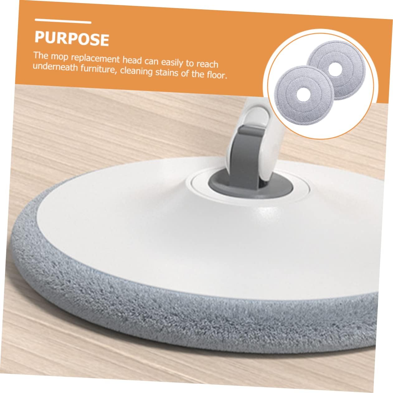 HAPINARY 2 Set Di Ricambio Per Rotondo Home Cleaning Essentials Per 2 Pezzi*2