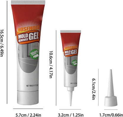 Mold Remover Gel – Powerful Mould Remover for Deep Cleaning | Mould Magic Mildew Cleaner for Bathroom, Kitchen, Tile Grout, Walls & Seals | 2-Pack Household Essential
