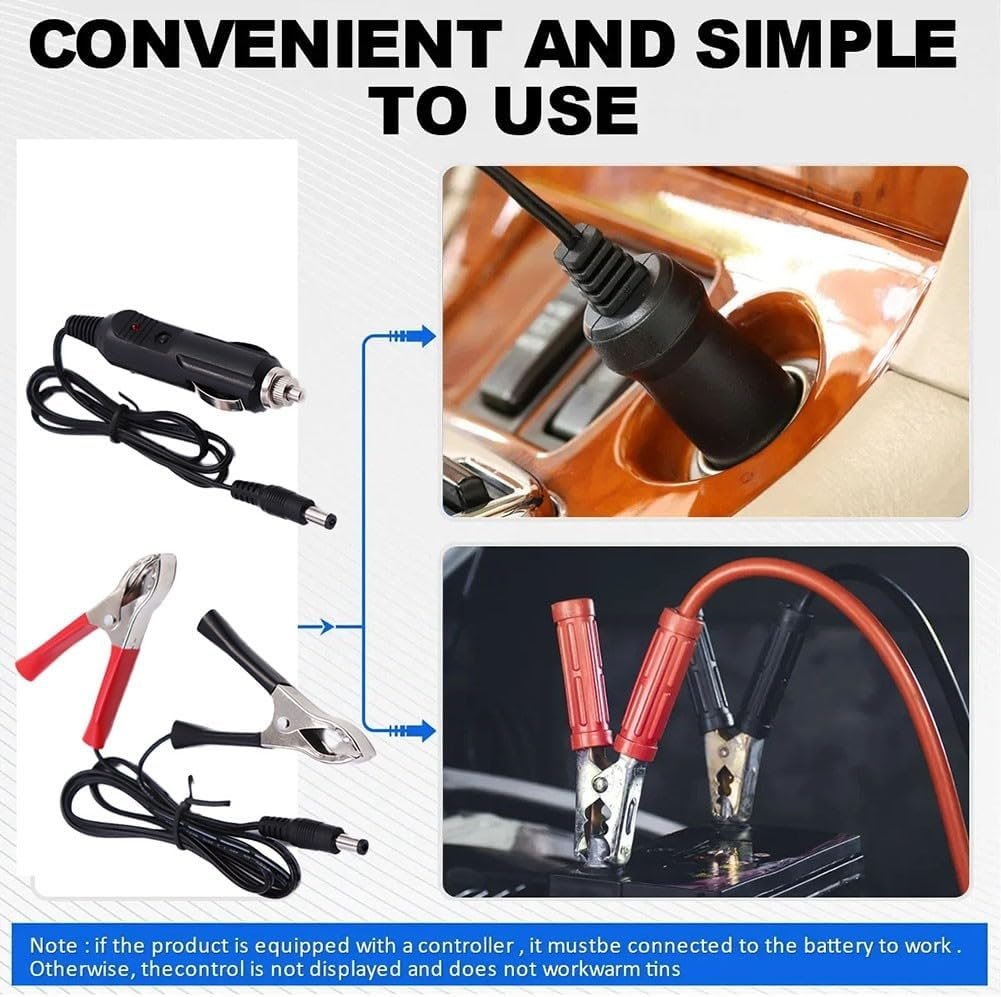 60W Portable Solar Panel 12 Volt Trickle Battery Charger, Solar Battery Trickle Charger Maintainer For Caravan Car Van Boat Kit for Car, Automotive, Motorcycle