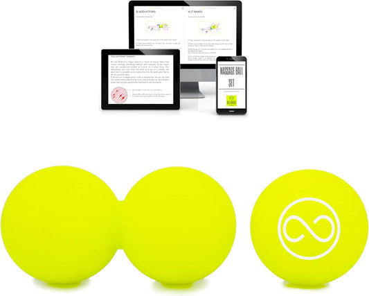 KALAHARI Muscle Massage Balls, Double Ball and Lacrosse - eBook Exercises in Italian for Myofascial Self-Massage, Plantar Fasciitis, Recovery, Pilates Ball - Foot Reflexology, Trigger Point
