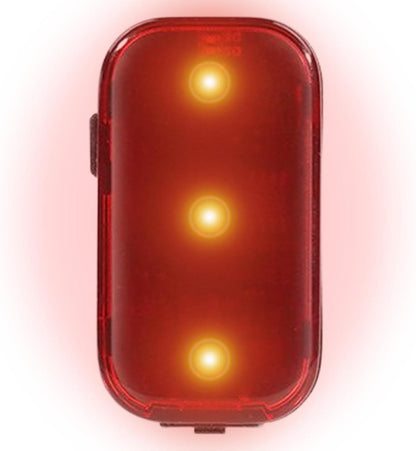 Bike Back Light, Bike Safety Lights, Smart Brake Sensor with Rechargeable LED, Bright Warning Lighting for Mountain and Road Cycling, Waterproof, 2.01 x 1.08 x 0.65 Inches