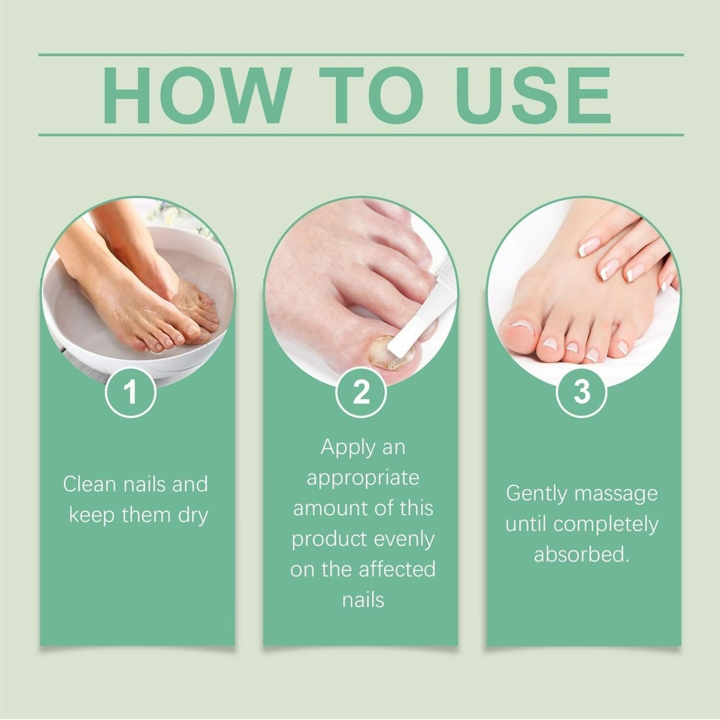Nail Care Pen Fungus 2 ml, Fungal Treatment For Toenails, Fungus Nail Care Pen, NailGrowth Treatment Pens, Natural Nail Growth Serum, Cuticle Oil Pens (3 Pcs)