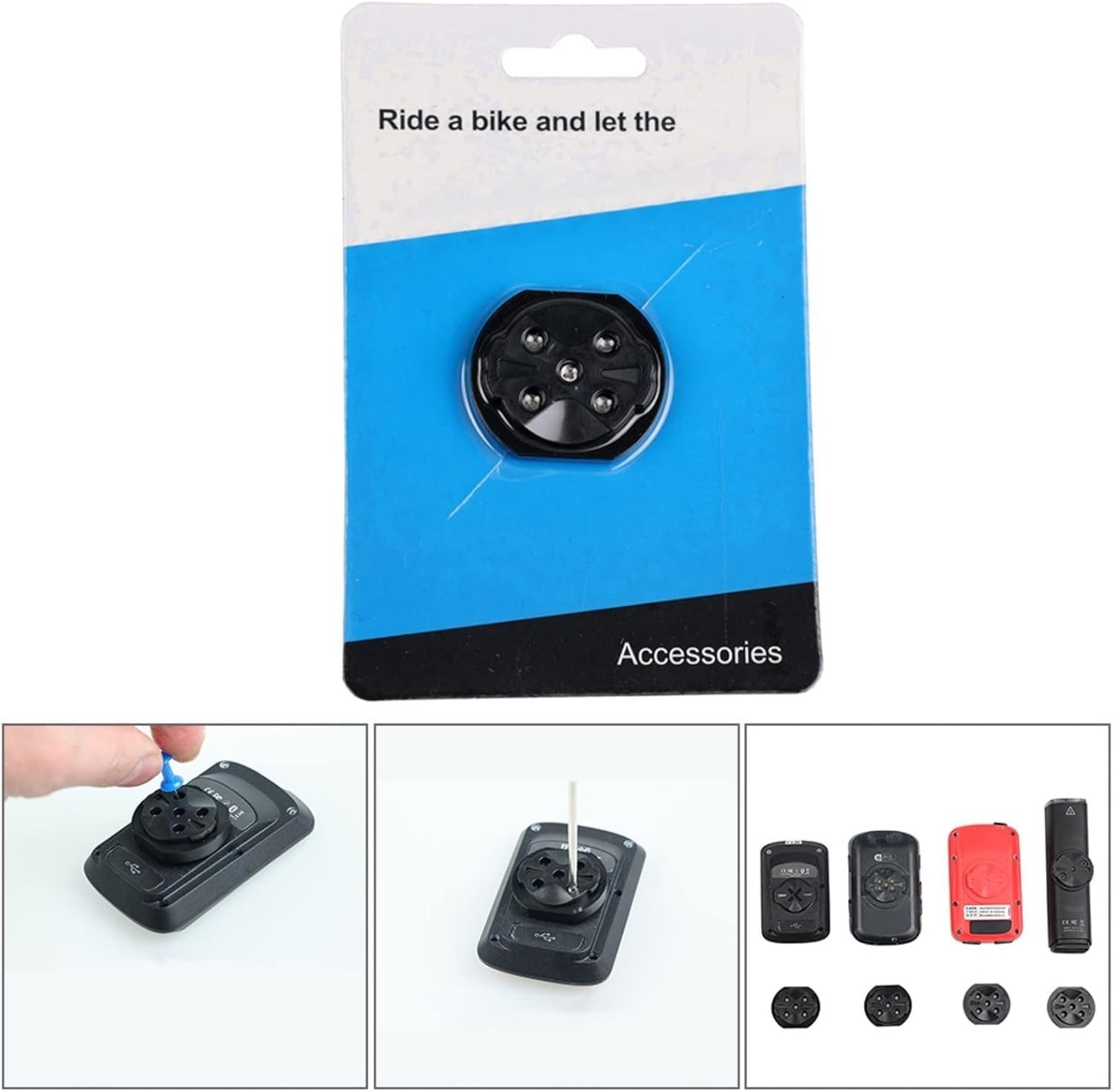 HOHOVYVY Broken Parts Replacement Bike Bicycle Computer Holder Repair for Garmin for Bryton