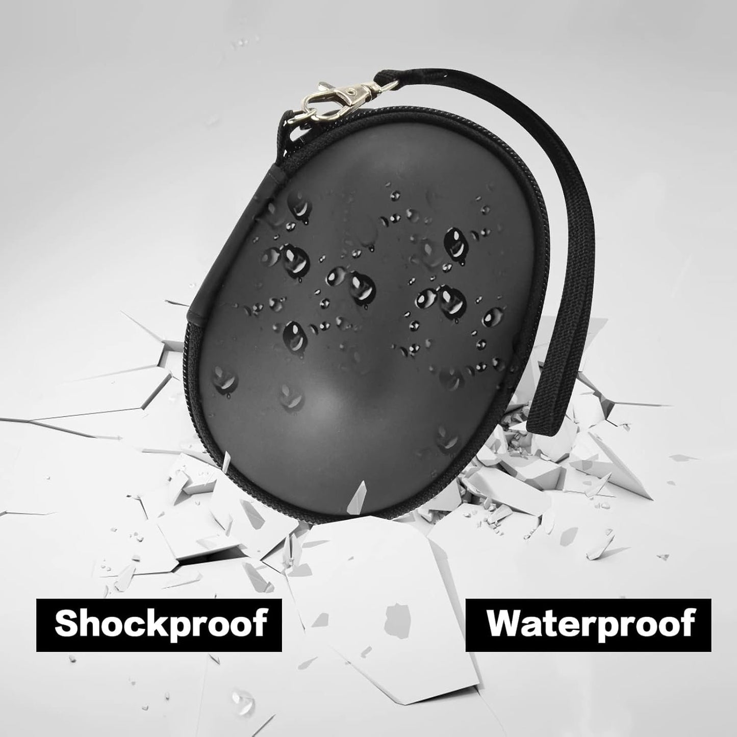 ANKHOH Case for Logitech Lift Vertical Ergonomic Mouse, Travel Carrying Holder Storage Box for Logi Wireless Bluetooth Cordless Upright Mouse - Bag Only (Black)