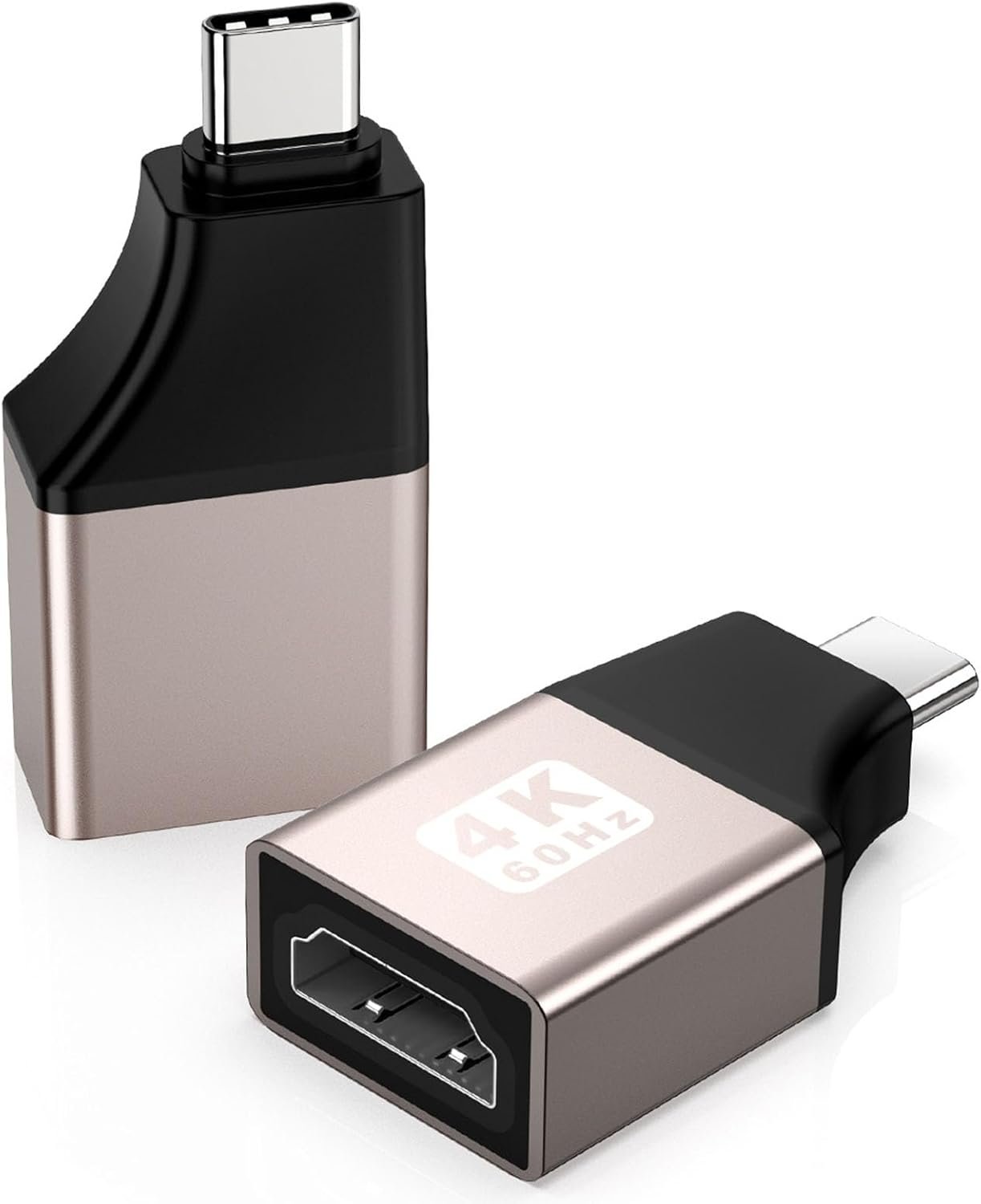 Argzm Highly Speed USB C HDTV Cable Adapter USB C to HDTV Female Connectors 4K@60Hz Streaming Adapter for Smartphones Laptops