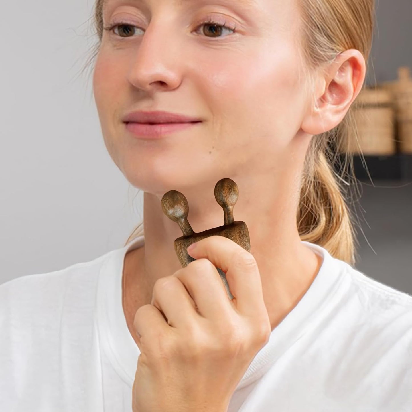 Gihioue Wooden Massage Tools,Natural Wooden Portable Scalp Massage Tool | Multifunctional Relaxing Health Care Product For Facial And Body Stress Relief Headache Relief