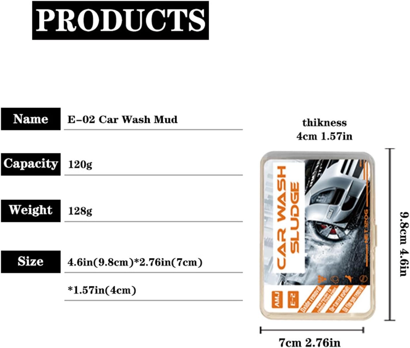 Car Scratch Eraser, Gentle Reusable Car Interior Cleaner, Automobile Cleaning Supplies, Detailing Tools for Exterior, Windshield, Wheel, Leather Care, 1 Piece
