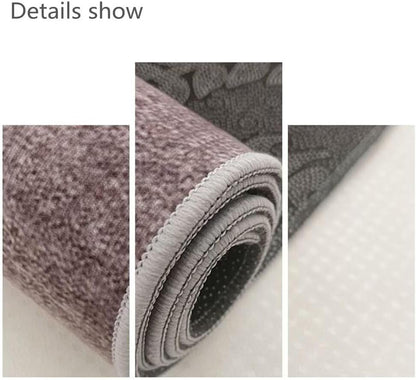 Tappeti Salotto Grandi Tappeto Fitness Casa Tappetino per la casa grigio-blu soggiorno accessori per la decorazione della casa camera da letto tappeto resistente all'usura Tappeto Sonoro Gioco Bambini