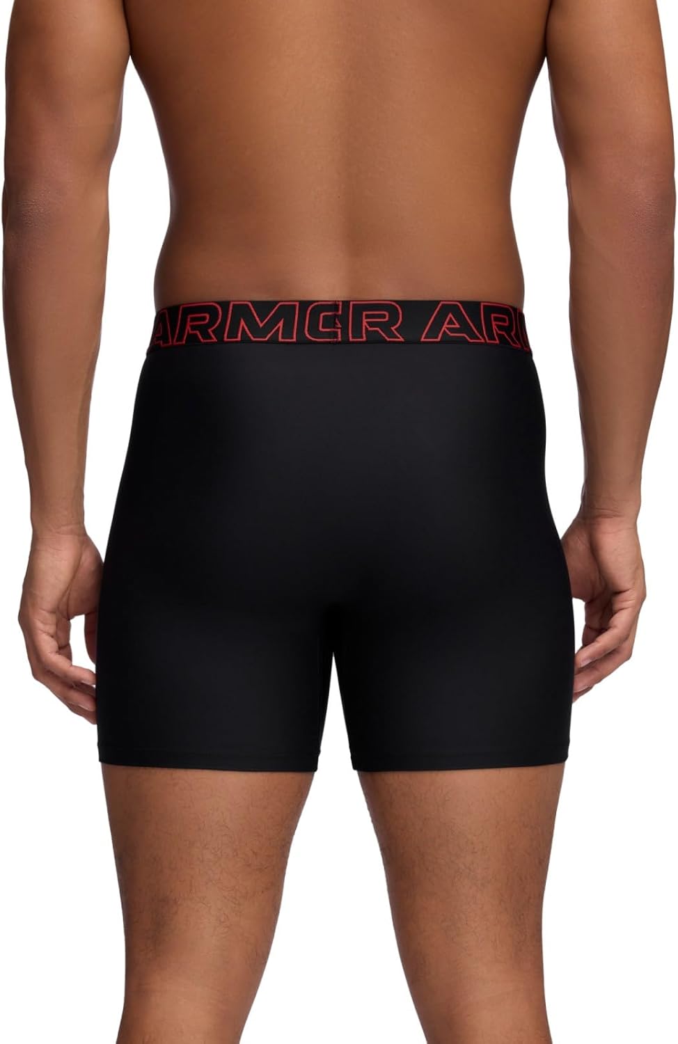 Under Armour Men's Performance Tech 6 Inch 3 Pack Solid Boxer Briefs Boxer Shorts