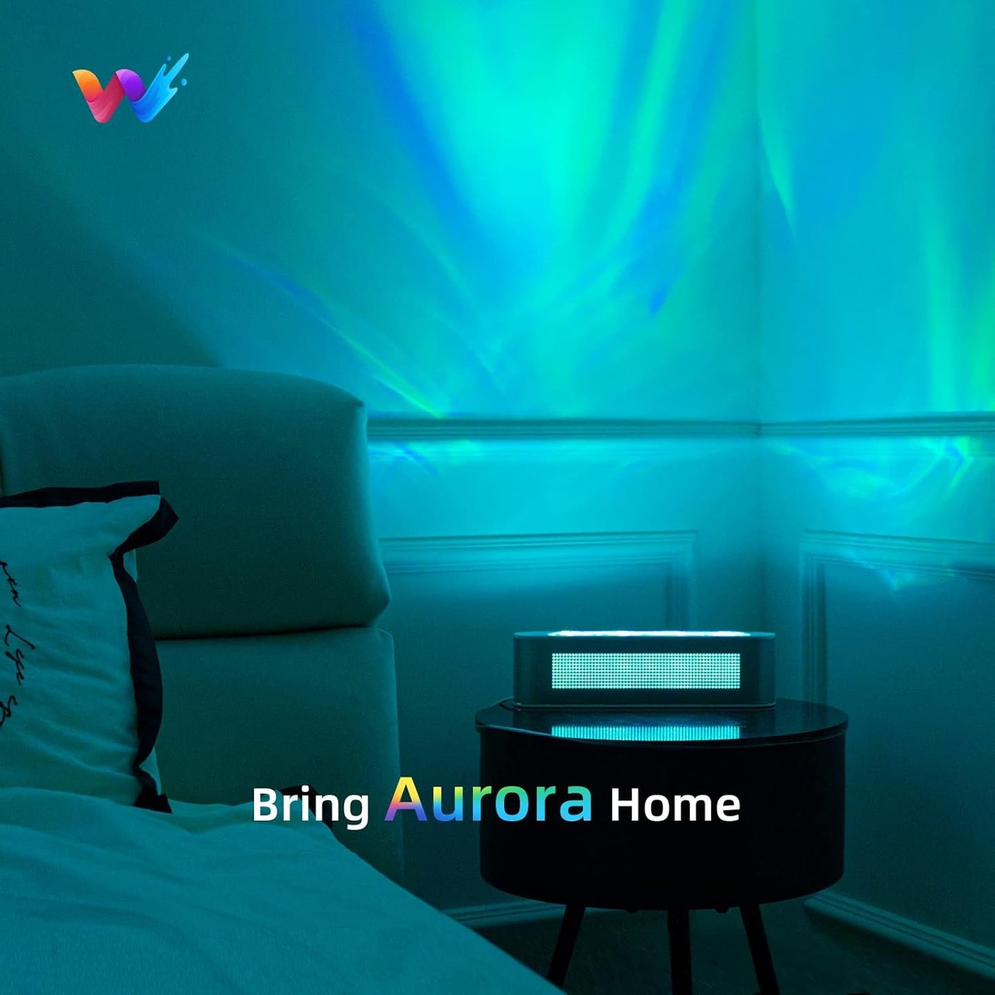 woohlab Smart LED Light Bar, RGBICW, 4 Light Beads, 64 sq.ft Coverage, Silver, Ideal for Room Decor, Gaming, TV Backlight, Ambient Lighting