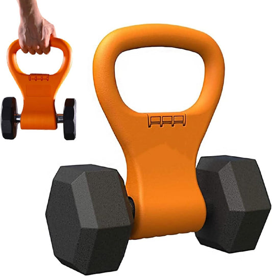 Adjustable Kettlebell Handle,Portable Weight Grip Travel Workout Equipment Gear for Gym Bag, Bodybuilding Fitness Equipment Accessories(Single Hole)