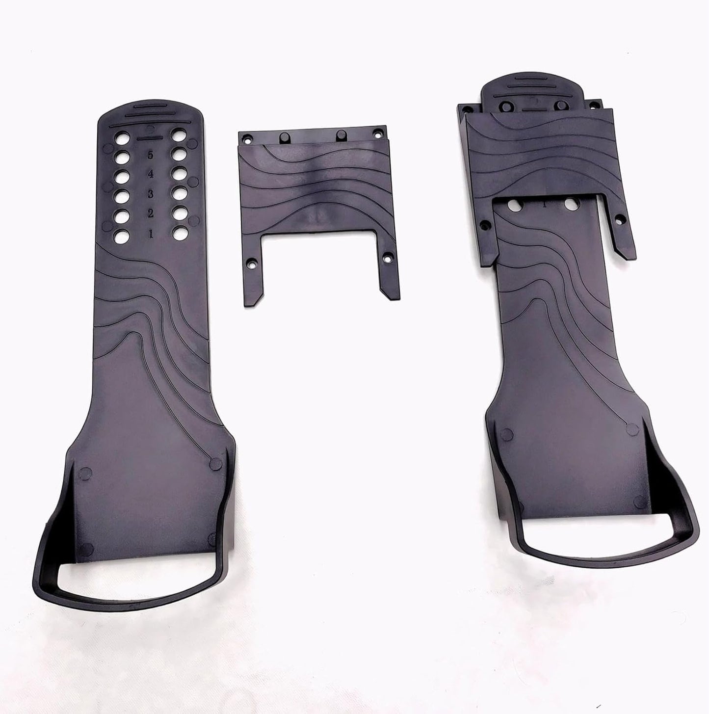 Perfeclan Rowing Machine Pedals Replacement Nonslip Fitness Equipment Foot Pedals for Home Gym
