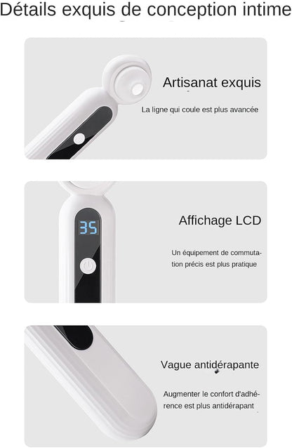 Pore Cleansing Device, Facial Pore Cleaner, 5 Pore Vacuum, Adjustable Pore Cleaner, 3 Suction Heads Cleaner, Portable Rechargeable Pore Cleaner for Face Deep Cleansing/ 18 x 3 x 3.5 cm