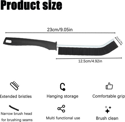 Sunbilien Crevice Cleaning Brushes， Scrub Tool for Hard to Reach Tight Spaces,Home Essentials for Shower, Bathroom, Kitchen, Toilet & Windows Deep Clean Corners, Grout,Tiles, Sinks