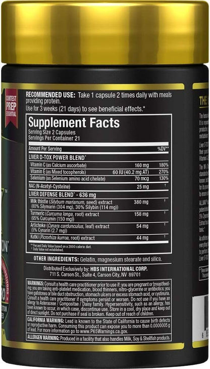 ALLMAX Nutrition - Liver DTOX - Ultimate Liver Protection, 42 Count