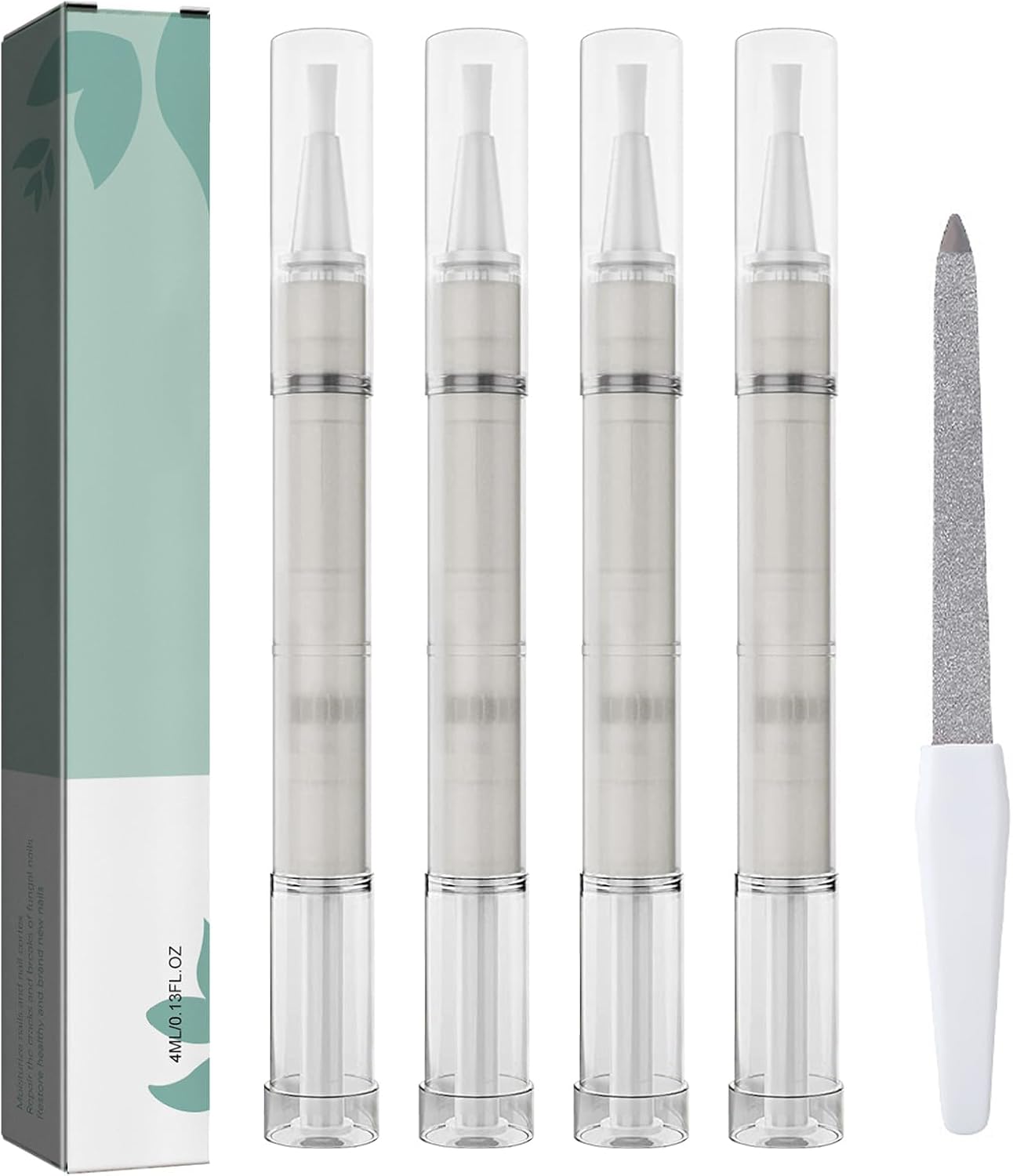 4 Pieces Nail Care Oil Pen, Nail Care Oil Pen Nourishing, Nail Moisturizer Oil, Deeply Moisturizes and Nourishes
