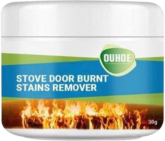 Oven Grease Cleaner - 30g Heavy Duty Oven Stain Cleaner - Cleaning Accessories Oven Stain Cleaner for Barbecue Grates Metal Top Veegap