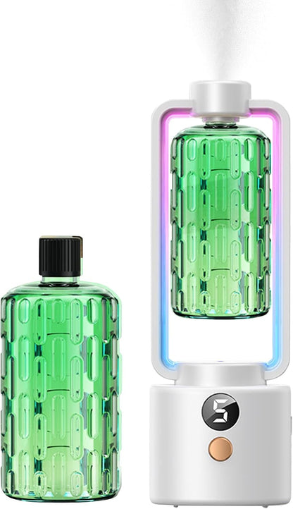 Ungtyb Aromatherapy Diffuser, Wall Mounted Electric Oil Dispenser, Adjustable Level Mist, Smart Timing and Cordless Design for Yoga Room, Toilet, Hotel, Nursery