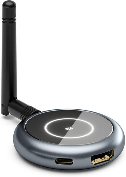 AIMIBO Wireless HDMI Receiver - Support 1X4 Receivers, 5GHz, 1080P @ 60Hz Full HD, Low Latency - Wireless HDMI Extend Video & Audio for Laptop, TV Box, Camera, DVD to TV, Monitor, Projector,165FT/50M