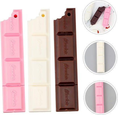SEWACC Unique Creative Stationery 3pcs Chocolate Shape Pen Kids Gel Pen Novelty Writing Tools