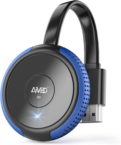 TIMBOOTECH 4K/5G Wireless HDMI Display Adapter, 4K@30Hz Miracast Dongle Screen Mirroring Video & Audio Receiver 65FT, for Laptop, PC, i-Phone, i-Pad, Tablet, Mac,Android,Window to TV/Projector/Monitor