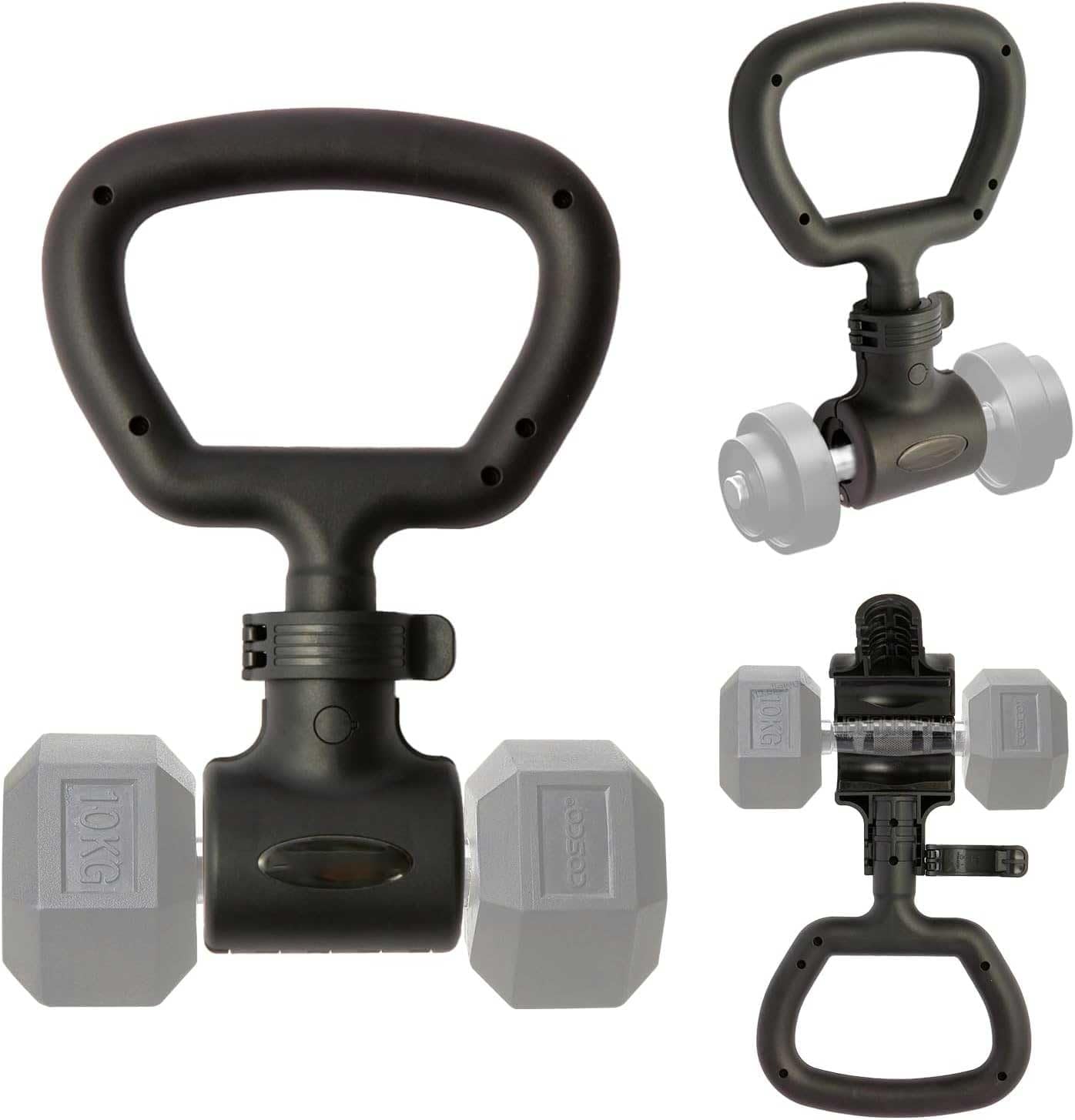 Dumbbell Barbell Converter Bar,Convert Dumbbells to Barbell Set and Kettlebell for Home Fitness,Adjustable Weight Capacitry Bar Convert to Dumbbell Set,For Home Gym Full Body Workouts