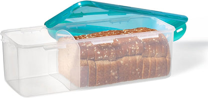 Starfrit LocknLock Plastic Bread Container - Removable Divider - 169oz/5L - Airtight - 4-Sided Locking Lid
