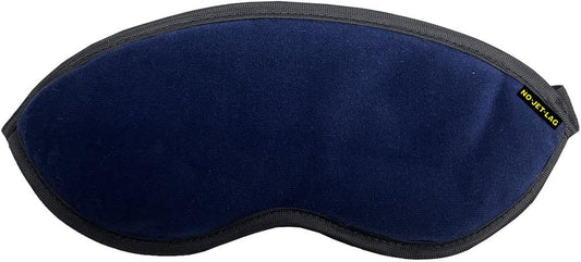 No Jet Lag Comfort Travel Eye Mask with Adjustable Straps, Padded Soft, Navy, Travel Essential, Blocks light, Improves Sleep Quality. Sleep Aid, For Men, Women, Kids