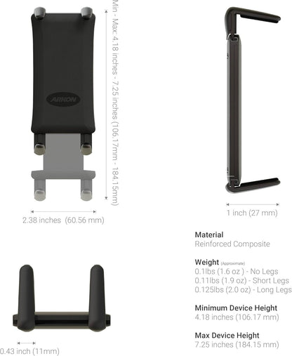 ARKON Slim-Grip Ultra 1" Multiangle Adhesive or Screw Dashboard or Console Mount (SM628)