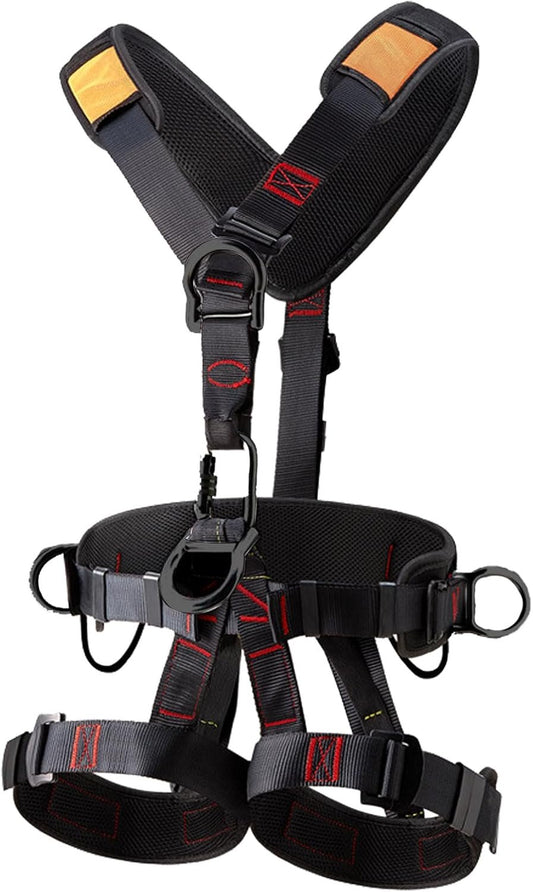 Safety Harness For Construction,Adjustable Fall Protection Harness | Tree Climbing Gear, Hunting Harness, Fall Harness For Men, Detachable For Tree Climbing