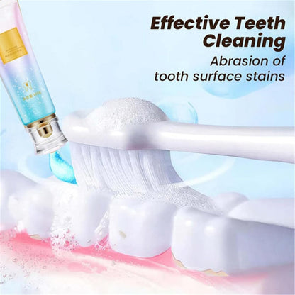 LXCJZY Easilyous Bright White Toothpaste, Natural Long-Lasting Fresh for Men and Women, Complete Peppermint Deep Cleaning, Fresh Breath Oral Care Dental Cream, for Healthier, Whiter Teeth (2)