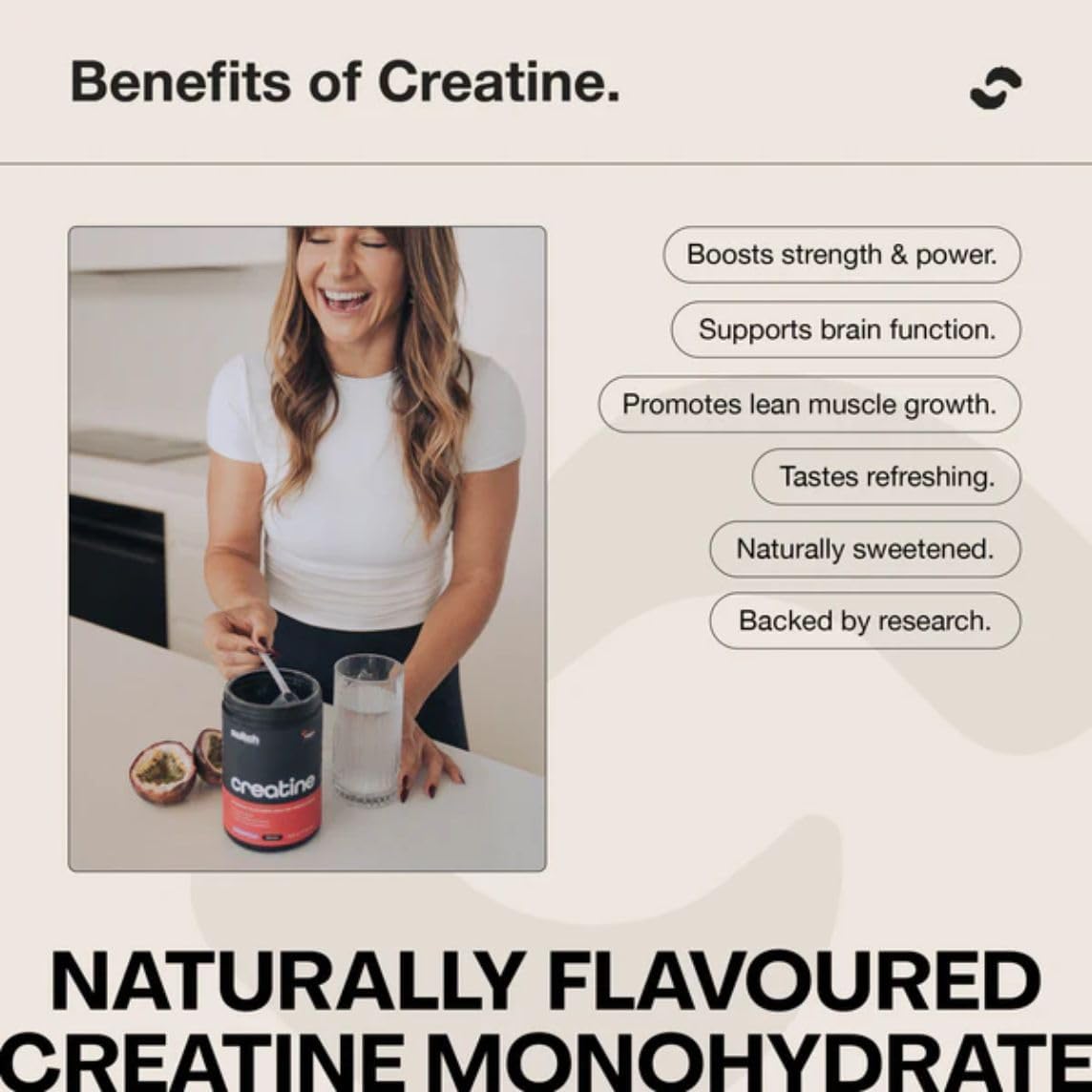 Switch Nutrition Flavoured Creatine Monohydrate 500gm Mango Passionfruit