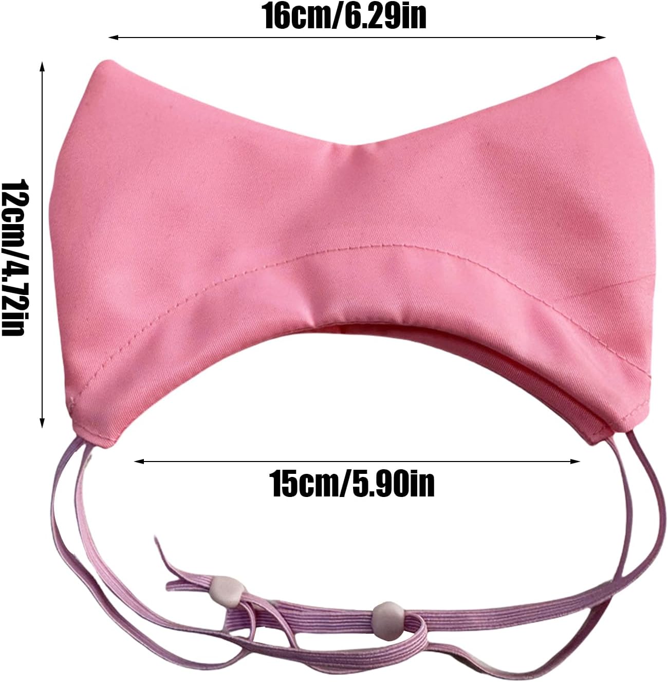 Cat Shower Cap - Oxford Cloth Wrap, Waterproof Adjustable | Pet Ear Cover for Bathing Protection, Headwear for Puppy Grooming, Kitten Cleaning, Small Dog Hygiene in Home Spa Routine