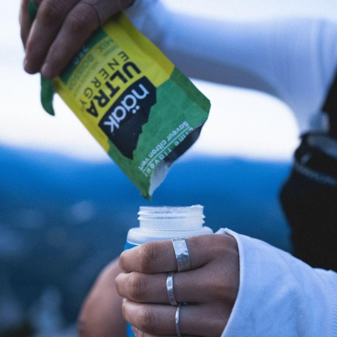 NÄAK Drink Mixes Ultra Energy™, 6 x 72g | Sport hydration Mix, electrolytes, BCAAs developed for athletes and performance | Vegan, Plant-Based Protein, Non GMO, gluten free (Lime)