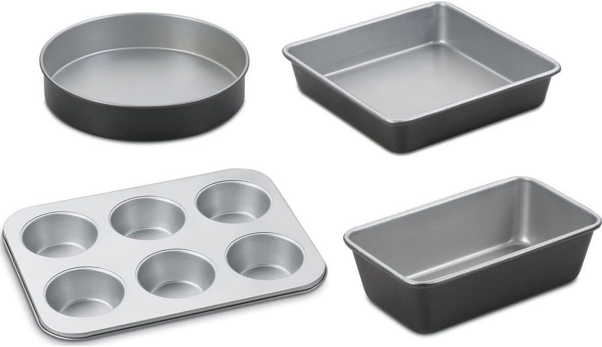 Cuisinart AMB-4 Chef's Classic Nonstick Bakeware 4-Piece Starter Set Silver