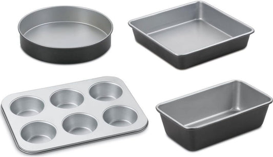 Cuisinart AMB-4 Chef's Classic Nonstick Bakeware 4-Piece Starter Set Silver