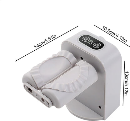 Involucri per gnocchi, gadget da cucina, elettrico, automatico, compatto, portatile, senza sforzo, leggero, versatile, utensile per cucina, 14 x 13 x 10 cm, verde, bianco