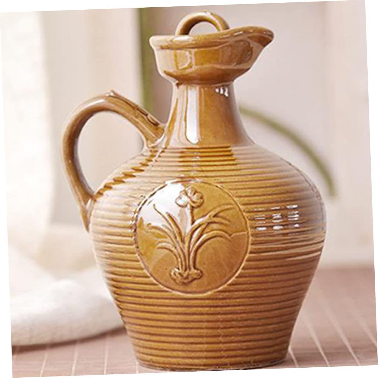 GALPADA caraffa Gadget casa oggettistica casa boracce Borraccia Stich boraccia Smalto retrò Moderno Porcellana brocche brocca di Vino Portatile bollitore per Vino Domestico Ceramica