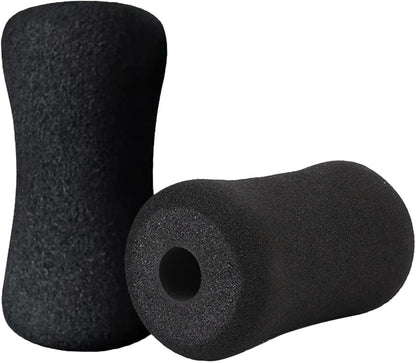 Foam Foot Pads, 4 Packs Roller Buffer Black Tube Covers, Home Gym Accessories for Comfort and Support, Fitness Gear for Exercise Machines, Leg Extensions, and Workouts