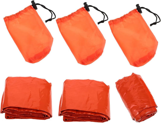 SUPVOX Survival Emergency Blanket Thermal Sleeping Bags Portable for Camping Hiking Emergency Preparedness