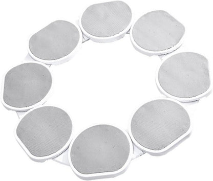 Turntable for Dining Table, 360 Degree Rotation Round Serving Plate Tabletop Rotating Tray, Silent & Smooth Spin, Expandable Large Capacity Kitchen Turntable for Dining, Parties
