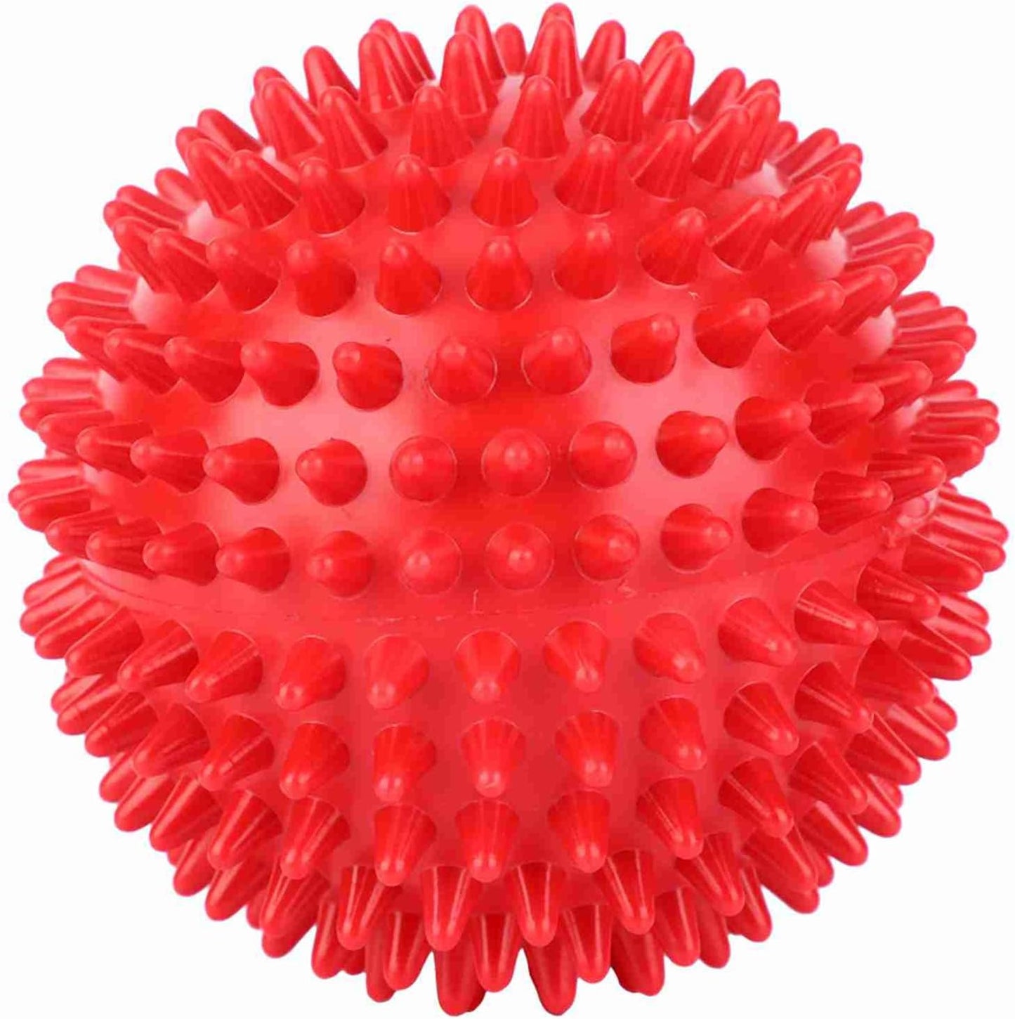 Fictory Red Spiked Massage Ball Muscle Relief Pain Recovery Portable Fitness Tool 3"