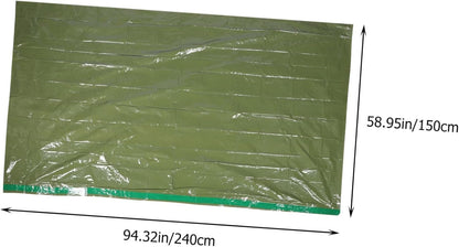 Generic Survival Camping Tent Emergency Thermal Blanket Multi Purpose Outdoor Survival Gear for Hiking Camping Lightweight Compact Design Essential for Emergency Preparedness